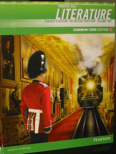 9780133196313: Prentice Hall Literature: The British Tradition (Teacher's Edition Volume 2)