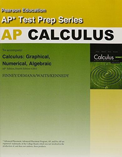 Beispielbild fr Calculus 2012 Advanced Placement (ap) Test Prep Workbook zum Verkauf von Better World Books