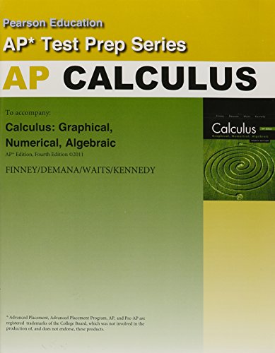 Stock image for CALCULUS 2012 ADVANCED PLACEMENT (AP) TEST PREP WORKBOOK for sale by Decluttr