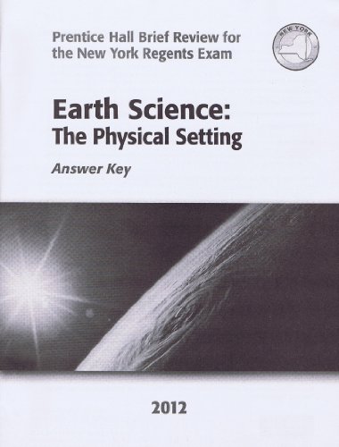 9780133200355: Earth Science: The Physical Setting Answer Key (Prentice Hall Brief Review for the New York Regents Exam)