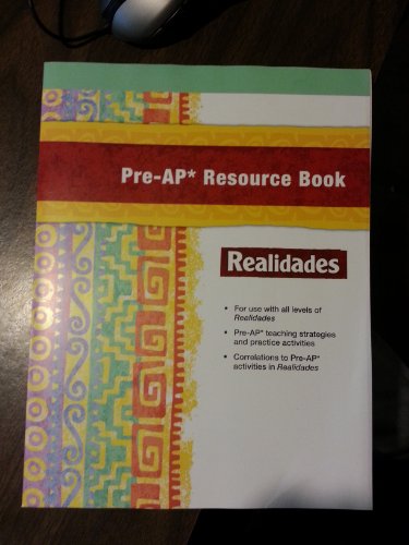 Stock image for Realidades Pre-AP Resource Book Pearson 2014 for sale by Gulf Coast Books