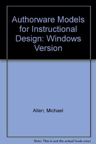 9780133202359: Authorware Academic Models for Instructional Design for Windows