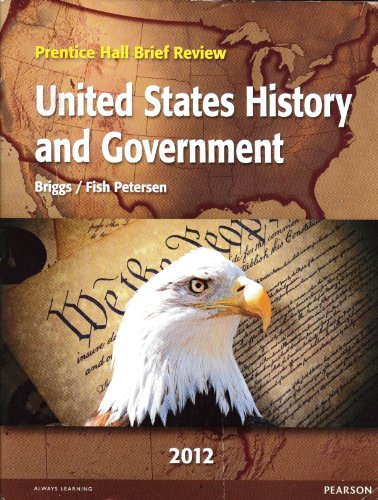 Beispielbild fr United States History and Government 2012 (Prentice Hall Brief Review) zum Verkauf von ThriftBooks-Dallas