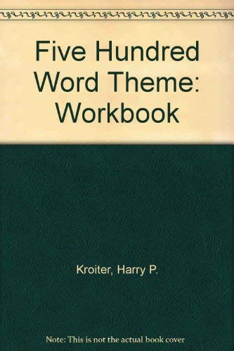 9780133216127: Five Hundred Word Theme: Workbook