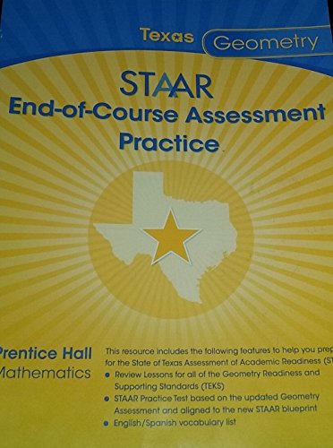 Imagen de archivo de Texas STAAR End-of-Course Assessment Practice: Geometry a la venta por HPB-Red