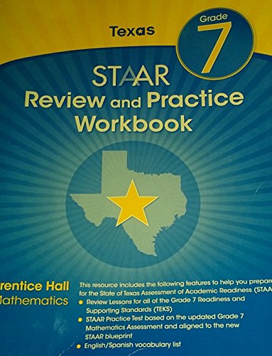 9780133224146: Staar Review and Practice Workbook Grade 7 Math