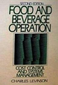 9780133228199: Food and Beverage Operation: Cost Control and Systems Management