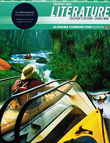 Stock image for Prentice Hall Literature Teacher's Edition Grade 10 - Alabama Edition for sale by zeebooks