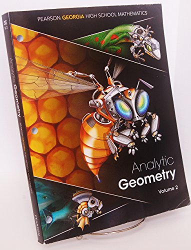 Beispielbild fr Analytic Geometry Volume 2 : Pearson Georgia High School Mathematics zum Verkauf von HPB-Red