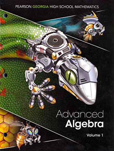 Beispielbild fr Georgia Advanced Algebra - Volume 1 zum Verkauf von SecondSale