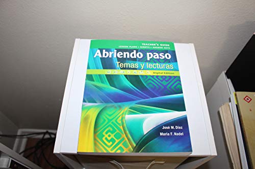 Beispielbild fr Pearson - Abriendo paso: Temas y lecturas - Teacher's Guide zum Verkauf von BooksRun