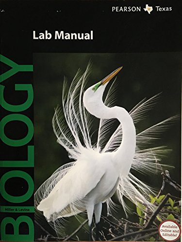 Beispielbild fr PEARSON Texas Biology - Lab Manual zum Verkauf von HPB-Red