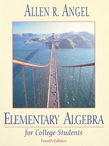 Stock image for Elementary Algebra for College Students for sale by Decluttr