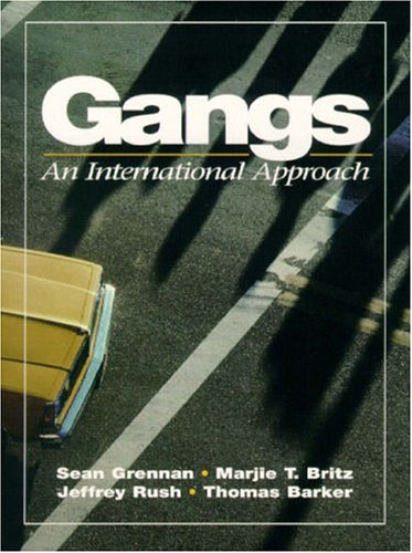 Beispielbild fr Gangs : An International Approach zum Verkauf von Better World Books
