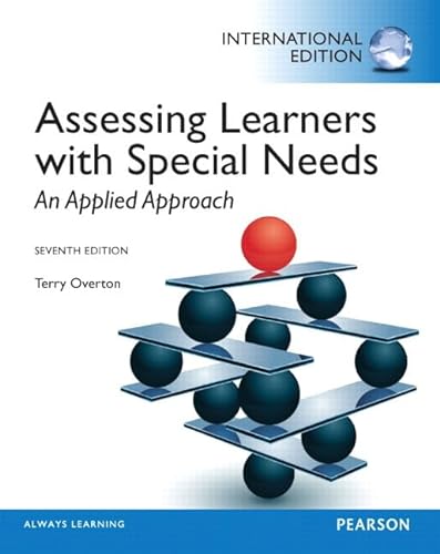 Stock image for Assessing Learners with Special Needs: An Applied Approach: International Edition for sale by GoldBooks