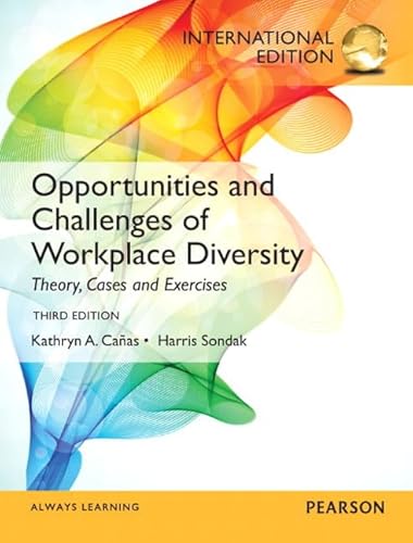 Imagen de archivo de Opportunities and Challenges of Workplace Diversity: International Edition a la venta por GoldBooks