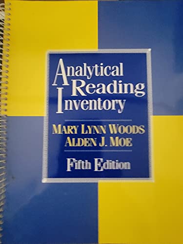 Beispielbild fr Analytical Reading Inventory: Assessing Reading Strategies for Literature / Story, Science, Social Studies- For Use With All Students Including Gifted and Remedial zum Verkauf von Wonder Book