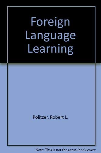 Stock image for Foreign Language Learning: A Linguistic Introduction for sale by Tiber Books