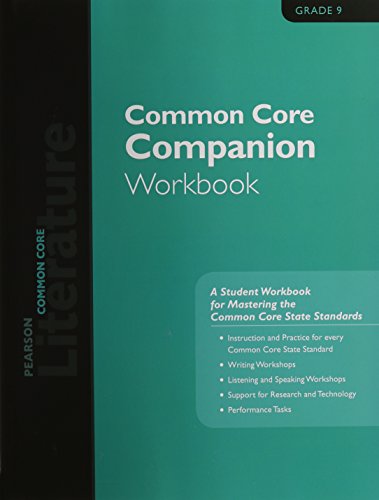 Stock image for Pearson Literature 2015 Common Core Companion Workbook Grade 09 ; 9780133271102 ; 0133271102 for sale by APlus Textbooks
