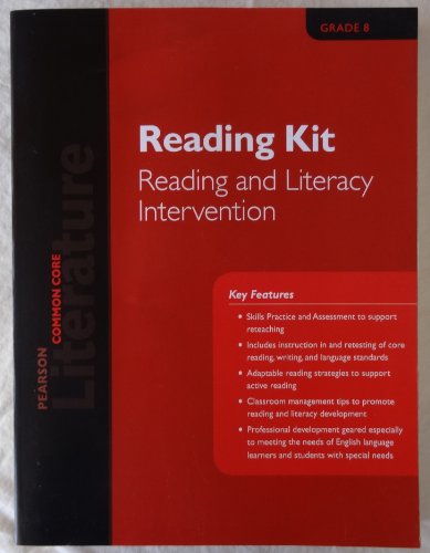 Stock image for Pearson Common Core Literature Grade 8 Reading Kit Reading and Literacy Intervention by Pearson (2015-05-03) for sale by SecondSale