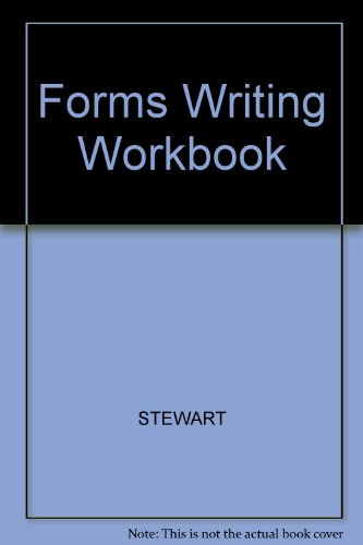 Stock image for Forms Writing Workbook STEWART for sale by tttkelly1