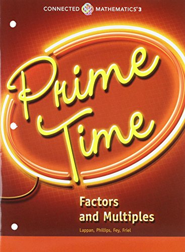 Stock image for CONNECTED MATHEMATICS 3 STUDENT EDITION GRADE 6: PRIME TIME: FACTORS ANDMULTIPLES COPYRIGHT 2014 for sale by SecondSale