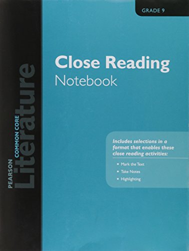 Stock image for Pearson Literature 2015 Common Core Close Reading Notebook Grade 09 for sale by Better World Books