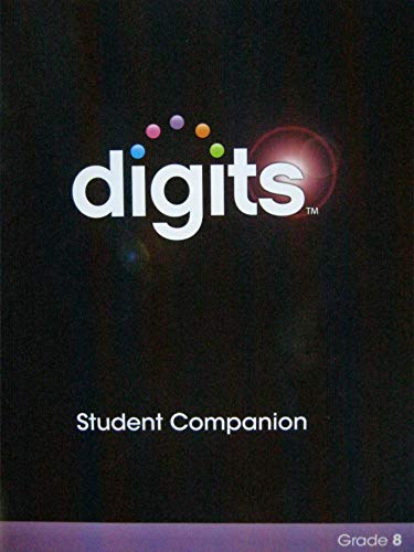 Imagen de archivo de DIGITS ENHANCED STUDENT COMPANION GRADE 8 a la venta por SecondSale