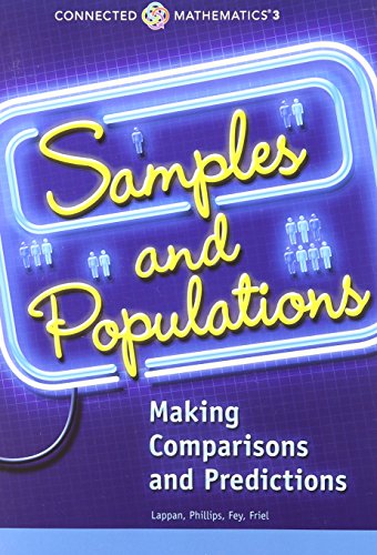 Stock image for CONNECTED MATHEMATICS 3 STUDENT EDITION GRADE 7 SAMPLES AND POPULATIONS:DATA COPYRIGHT 2014 for sale by Books Unplugged