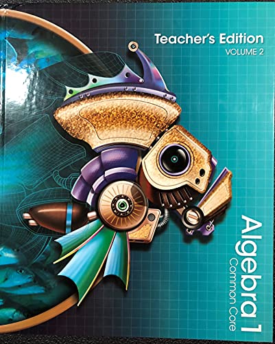 Stock image for Pearson Algebra 1 Florida Common Core Teacher's Edition: Volume 2 for sale by Sunshine State Books