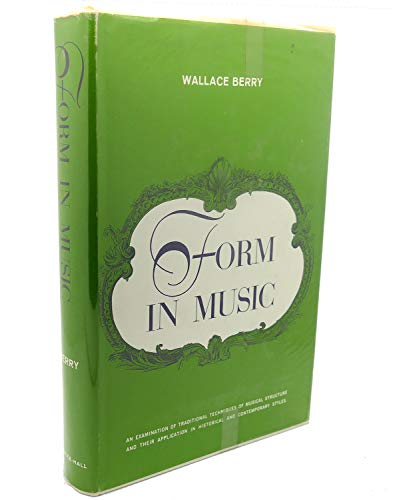 Imagen de archivo de Form in Music a la venta por Better World Books