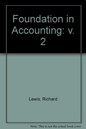9780133296808: Foundation in Accounting: v. 2