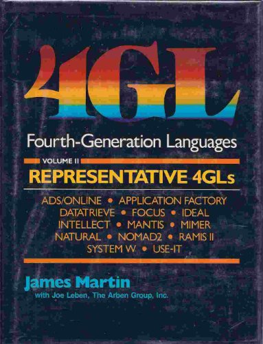 9780133297492: Representative Fourth Generation Languages (v.2)