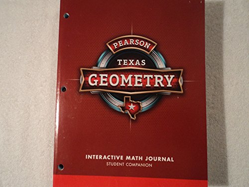 Beispielbild fr Pearson Texas Geometry: Interactive Math Journal Student Companion zum Verkauf von SecondSale