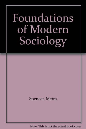 9780133302820: Title: Foundations of Modern Sociology