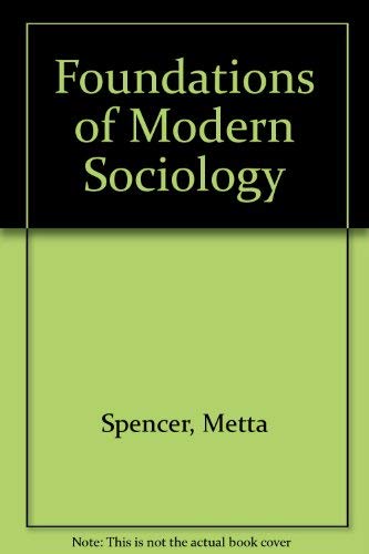 9780133302905: Foundations of Modern Sociology