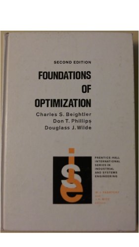 Stock image for Foundations of Optimization for sale by Better World Books: West