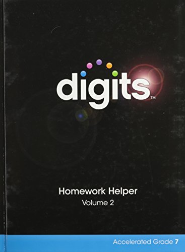 Stock image for DIGITS HOMEWORK HELPER ACCELERATED GRADE 7 VOLUME 2 for sale by Allied Book Company Inc.