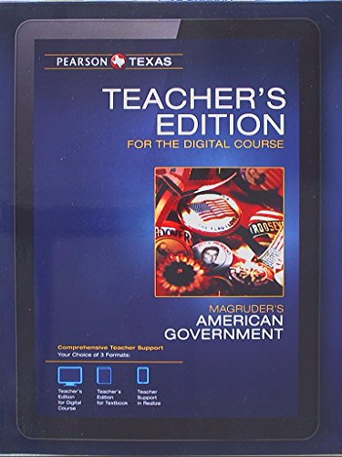 9780133307115: Pearson Texas, Magruder's American Government, Teacher's Edition for the Digital Course, 9780133307115, 0133307115