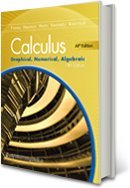 Beispielbild fr Calculus: Graphical, Numerical, Algebraic AP Edition: Annotated Teacher's Edition zum Verkauf von HPB-Diamond