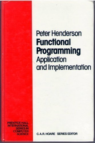 Beispielbild fr Functional Programming zum Verkauf von Better World Books