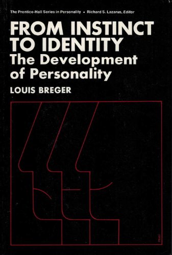 Stock image for From Instinct to Identity: The Development of Personality. (The Prentice-Hall Series in Personality) for sale by Wonder Book