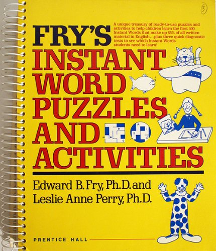 Beispielbild fr Fry's Instant Word Puzzles and Activities zum Verkauf von Book Deals