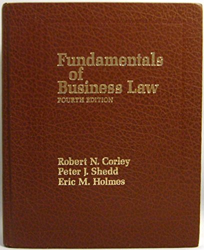 Imagen de archivo de Fundamentals of business law a la venta por Wonder Book
