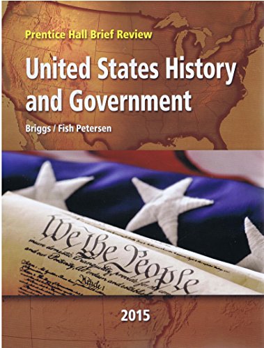 Imagen de archivo de 2015 Prentice Hall Brief Review United States History and Gorvernment a la venta por SecondSale