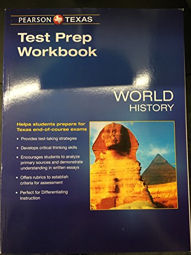 9780133321739: Pearson Texas - World History Test Prep Workbook