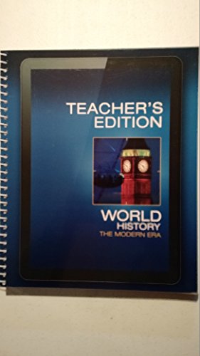 Stock image for World History the Modern Era, Teacher Edition for sale by Mahler Books