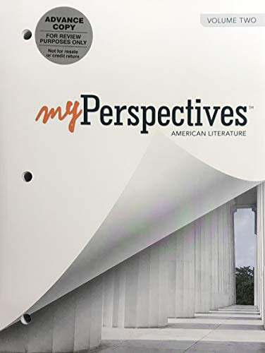 Stock image for MYPERSPECTIVES ENGLISH LANGUAGE ARTS 2017 STUDENT EDITION GRADE 11 VOLUME 2 for sale by SecondSale