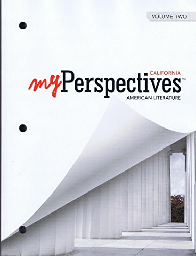 Beispielbild fr My Perspective California American Literature Grade 11 Volume 2 zum Verkauf von BooksRun