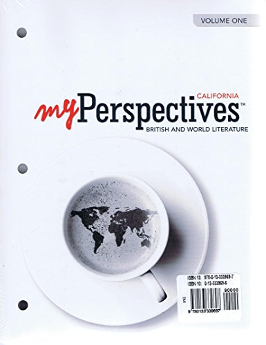 Stock image for My Perspective California British and World Literature Grade 12 Volume 1 and 2 SET for sale by Goodwill Southern California